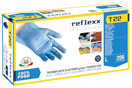 REFLEXX T22 Thermoplastische Elastomere Handschuhe 100% lebensmittelecht 2,0 (L)