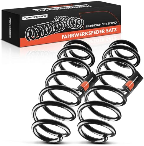 Frankberg 2x Federn Fahrwerksfeder Hinterachse 1K0511115FR | Kompatibel mit Altea XL 5P5 5P8
