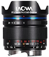 Venus Laowa 14 mm f/4 FF RL Zero-D Weitwinkelobjektiv für Sony E-Mount Kamera, schwarz