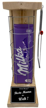 Geschenk Mama zum Geburtstag Weihnachten Danke Milka Geschenkset Eiserne Reserve Gitterkäfig Säge Geschenk Frauen Geschenke für Mama Mutter -s- Beste Mama d. Welt