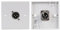 PRO SIGNAL 1 Gang Wall Plate with 3 Pin XLR Plug – UK Standard Multimedia Faceplate for Audio Connections – PELR0082