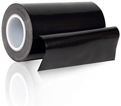 SENCOL Noir 100 mm x 9,9 m x 0,18 mm, 100% assurance qualité, ruban en téflon en fibre de verre avec revêtement PTFE, ruban haute température, courroie convoyeur de séchage