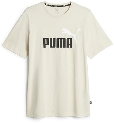 Puma Herren ESS+ 2 Col Logo Tee T-Shirt, Alpine Snow, L EU