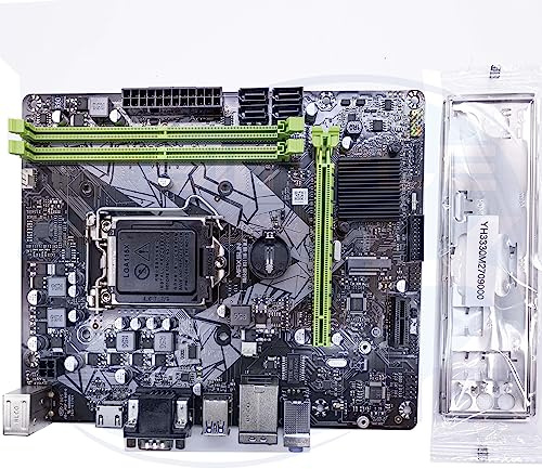 SIMPLETEK – Motherboard mit microATX LGA 1151 Blende | DDR4 Grafikkarte Slot | M.2 Steckplatz | HDMI VGA und RS232 | PCIe x4