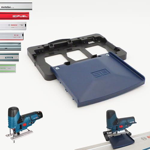 SLE Profi Führungsschienenadapter für Bosch GST 12V-70 Stichsäge Adapter für Makita/Festool/Bosch/Mafell/Einhell/Milwaukee/Metabo Führungsschiene