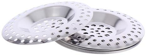 10 Piezas Filtrar colador de Tapa de Drenaje colador de Fregadero de Acero Inoxidable Traje de Cubierta de Drenaje de baño tapón del Fregadero Drenaje de Piso Protector