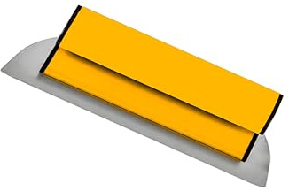 Flächenspachtel 80 cm rostfrei Breitspachtel mit Kunststoffgriff | Handliche 80 cm Arbeitsbreite zum Abziehen von Spachtelmasse – rostfreies Blatt, Kunststoffgriff, für den Innenausbau