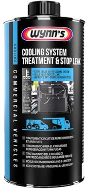 Wynn's Commercial Vehicle Cooling System Treatment & Stop Leak - Stops Radiator and Head Gasket Leaks - Protects Against Rust and Corrosion - Safe for Rubber and Sensors - 1L