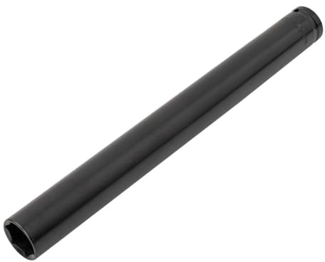 300mm Long Socket, 1/2 19mm/21mm/22mm/24mm/27mm Internal Hexagonal Socket Hollow Deepening Socket Electric Wrench (Size : 24mm)