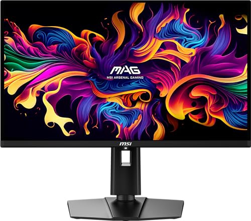 MSI mag 271QPX QD-OLED E2 Monitor de Juego 2K 27, 2560 x 1440 (QHD), Tiempo de Respuesta 0,03 ms, 240 Hz, True Black HDR 400, HDMI, Puerto DP, Inclinación y Altura Ajustables