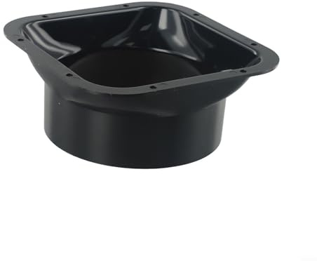 Hasaller ABS-Kunststoffkanalverbinder, Flansch, Klimaanlage, gerader Rohrflansch, HVAC-Kanal-Verbindungsstück für Heizung, Kühlung, Wohnlüftung (150 mm)
