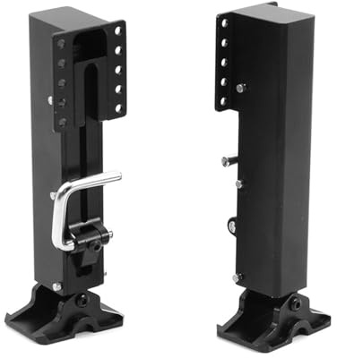 XHSESA Metal Support Legs Stand Set for Tamiya 1/14 Container Trailer Metal Landing Gear RC Car Upgrade Parts,2PCS