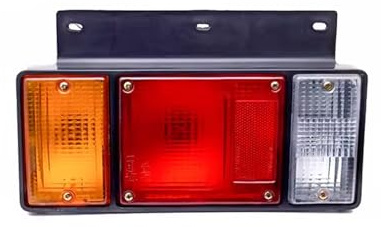 LONPEXDT Feux Arrière Pour Isuzu Pour NPR ELF NKR NHR NLR Camion 1987-2022 Voiture Pare-chocs Arrière Feu Arrière Feu Stop Feu Signalisation Chauffant Lampe Réflecteur 12V Feux Remorque(La gauche)