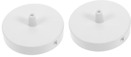 Homoyoyo 2stücke Deckenleuchte Platte Lichtbaldachin-kit Lichtplatte Teil Beleuchtungsbaldachin Lichtbaldachinplatte Lampenschirm Baldachin-lichtplatte Pendelleuchtenbaldachin