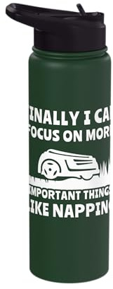 Lawn Mowing Robot Lawnmower Robotic Lawn Mower Stainless Steel Insulated Water Bottle
