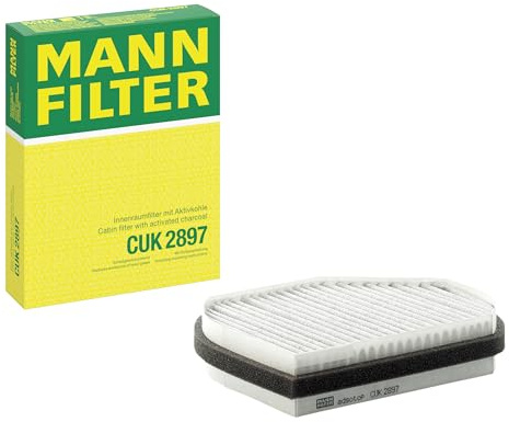 MANN-FILTER CUK 2897 Filtro aria cabina - Filtro Antipolline con Carbonio attivato - per Autovetture + veicoli commeriali