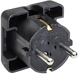Bachmann - Clavija schuko plana negro