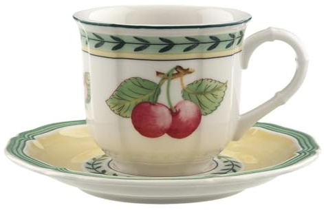 Villeroy & Boch French Garden Fleurence - Tazzina per caffè e caffè, 2 pezzi