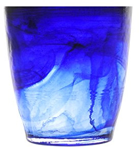 H&H Vaso de Cristal, Alabastro Cobalt, 23 cl