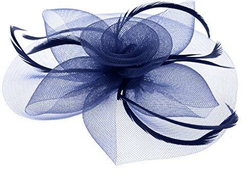 Braut Fascinator Blumen Netz Kopfschmuck Damen Haar Clip Hut Haarschmuck Kopfbedeckung für Party Kirche Hochzeit Cocktail