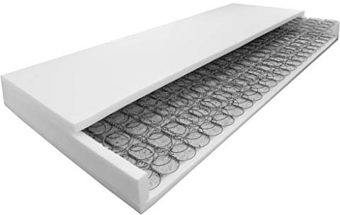 AM Qualitätsmatratzen Bonell Federkernmatratze 90x200 cm - Made in Germany - Matratze 90x200 H3 H4 Anti Schwitzen - Temperaturregulierte Bonellfederkernmatratze 19 cm hoch Oeko-TEX zertifizert