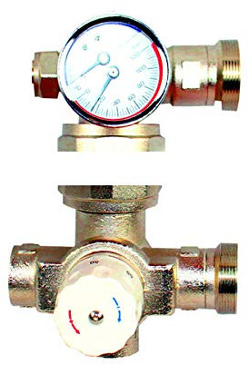 Underfloor Heating Blending Valve and Water Mixer with Thermostatic Control for Manifold