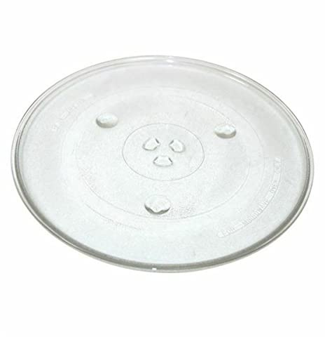Ex-Pro Strong Durable Universal Microwave Turntable Glass Plate with 6 Fixers, 315mm