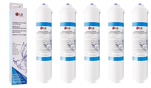LG 5231JA2010B Lot de 5 cartouches de filtre à eau de rechange pour réfrigérateur