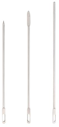 FSSTUD 3 Pcs Drawstring Threader Tool Set Thick Pointed Head Needle Flat Head Needle Long Straight Head Needle Quick Easy Threading Needle for Jackets Trousers