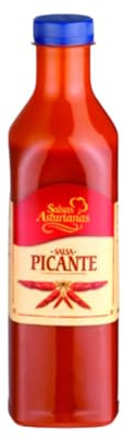 Salsa Picante de Salsas Asturianas 1L: Explosión de sabor y picor equilibrado con chiles rojos seleccionados, ideal para transformar cualquier platillo en una experiencia única.