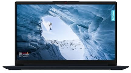 Lenovo IdeaPad 1i 15,6 Zoll Laptop, Intel Core i5-1235U Prozessor, 8 GB DDR4 RAM, 256 GB SSD, Windows 11 Zoll S-Modus, Intel Iris Xe Grafik, blendfreies Display - Abyss Blue