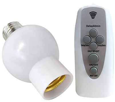 fwqnvSI lamp Holder,Light Bulb socket220V Dimmable Remote Control Lamp Holder E27 Sound Sensor Control Switch Lamp Base Intelligent Light Bulb Socket Wireless Switch