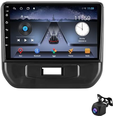 Generico Android 13 Autoradio Touchscreen per Suzuki Celerio 2014-2023 navigatore satellitare Ricevitore Audio Integrato Schermo Touchscreen HD da 9 Bluetooth GPS CarPlay Android Auto(4 Core 1G+)