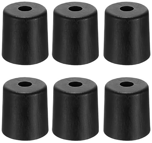 Ainvhh 6 PCS Round Tapered Couch Legs Cabinet Supporting Feet Replacement Table Feet for Furniture Support Plastic Furniture Legs for Sofa Coffee Table Dresser Bed Desk Cabinet Legs