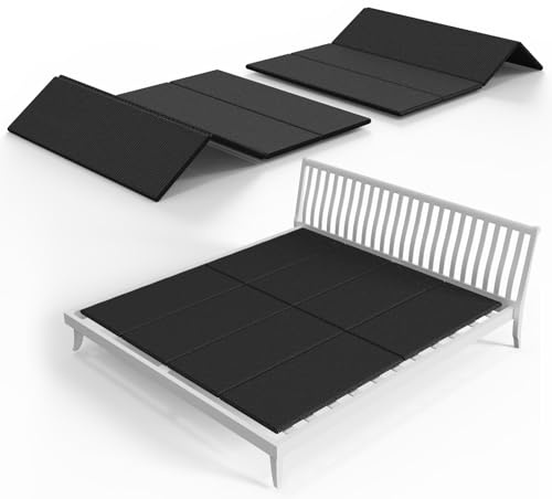 Imperius 10MM, Queen Size 60x80'' Folding Spring Box, Bed Support Flat slats, ﻿ ﻿Light and Thin, Breathable