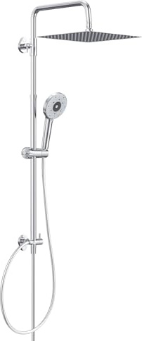 YEAUPE PRO Juego de Ducha con Filtro, Acero Inoxidable, 10 Pulgadas