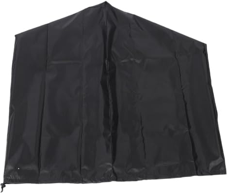 Nosqew Copertura per fontana da giardino, resistente, antipolvere e resistente alle intemperie, per fontane a pi¨´ livelli, in pietra impilata, in tessuto Oxford rivestito in argent