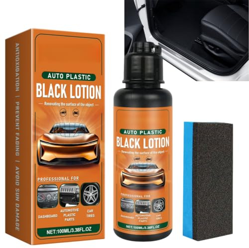 Auto Plastic Restorer Kit, Car Plastic Restorer, Kunststoffpfleger Restorer, Kunststoffpfleger Auto, Kunststoff Politur, Car Kunststoff Auffrischer, Einfache Anwendung