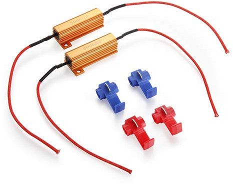 Madlife Garage 2 x H1 H3 H4 H7 H8 H11 HB3 HB4 BA15S Lastwiderstände LED Widerstand Widerstände Tagfahrlicht Nebelscheinwerfer Rückfahrlicht