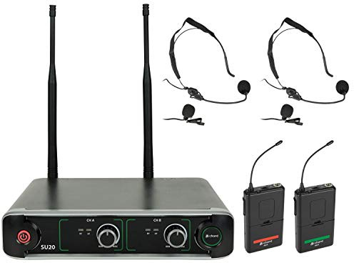 Chord | Dual UHF Beltpack Microphone Set | 863.42 & 864.3