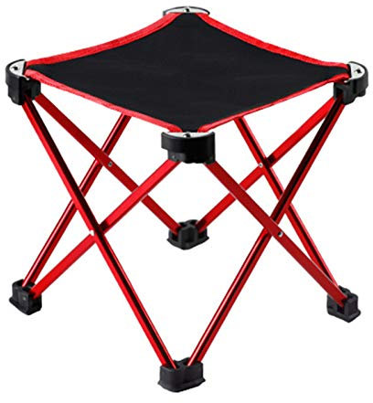 Outdoor Klappbare Camping Stühle Hocker Tragbarer Ultraleichter Aluminium Kleiner Freizeit Klappbarer Fußschemel,Oxford Stoff,Leichtgewicht Mit Aufbewahrungstasche Zum Angeln Picknick Camping BBQ