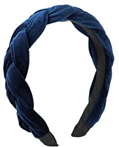 HABAC STUDIO - Stirnbänder für Damen, Haarschmuck für Damen, Haarbänder für Mädchen, Stirnbänder, Samt, geflochten, UK-Verkäufer.