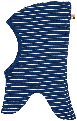 loud + proud Unisex Baby Lt1 Schlupfmütze Derby Rib, GOTS Zertifiziert Sturmhaube, Ultramarine, 39-41 EU