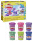 Play-Doh 6er-Pack Funkelknete, besondere Farben mit Glitzer, für mehr Kreativität und fördert die Feinmotorik, Bastel-Set perfekt als Ergänzung, kreatives für Kinder ab 3 Jahren