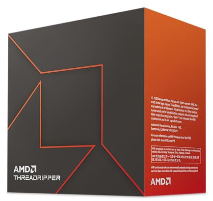 AMD Ryzensets Threadripper 7980X (64 cores/128 threads, 350W TDP, SP6 Socket, 320MB cache, up to 5,1 Ghz max boost, no cooler)