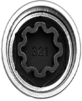 M&S Security Master Anti Theft Car Locking Wheel Nut Bolt Key Replacement for Mercedes 321 B66475321