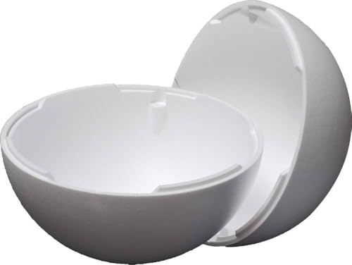 EURO ITALIA Palla Divisibile in Polistirolo, 50 cm di Diametro, Alta Densità, Made in Italy