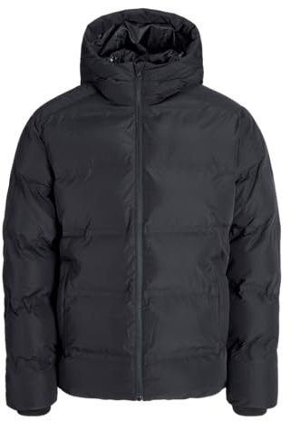 JACK & JONES Chaqueta Corta Acolchada | Corte regular fit, Liso, Manga larga, Largo medio, Outdoor, Proceso suave a una temperatura máxima de 40°C