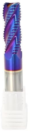 Fresa De Desbaste De Carburo Sólido, 4 Flautas, 3~20mm, Brocas De Fresado CNC Para Mecanizado De Desbaste De Metal Y Madera Acrílica,10x25x10x100
