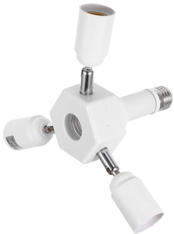 Housoutil 360grado Convertitore Per Portalampada Sdoppiatore Per Portalampada Gradi Convertitore Per Staffa Installazione Della Lampada